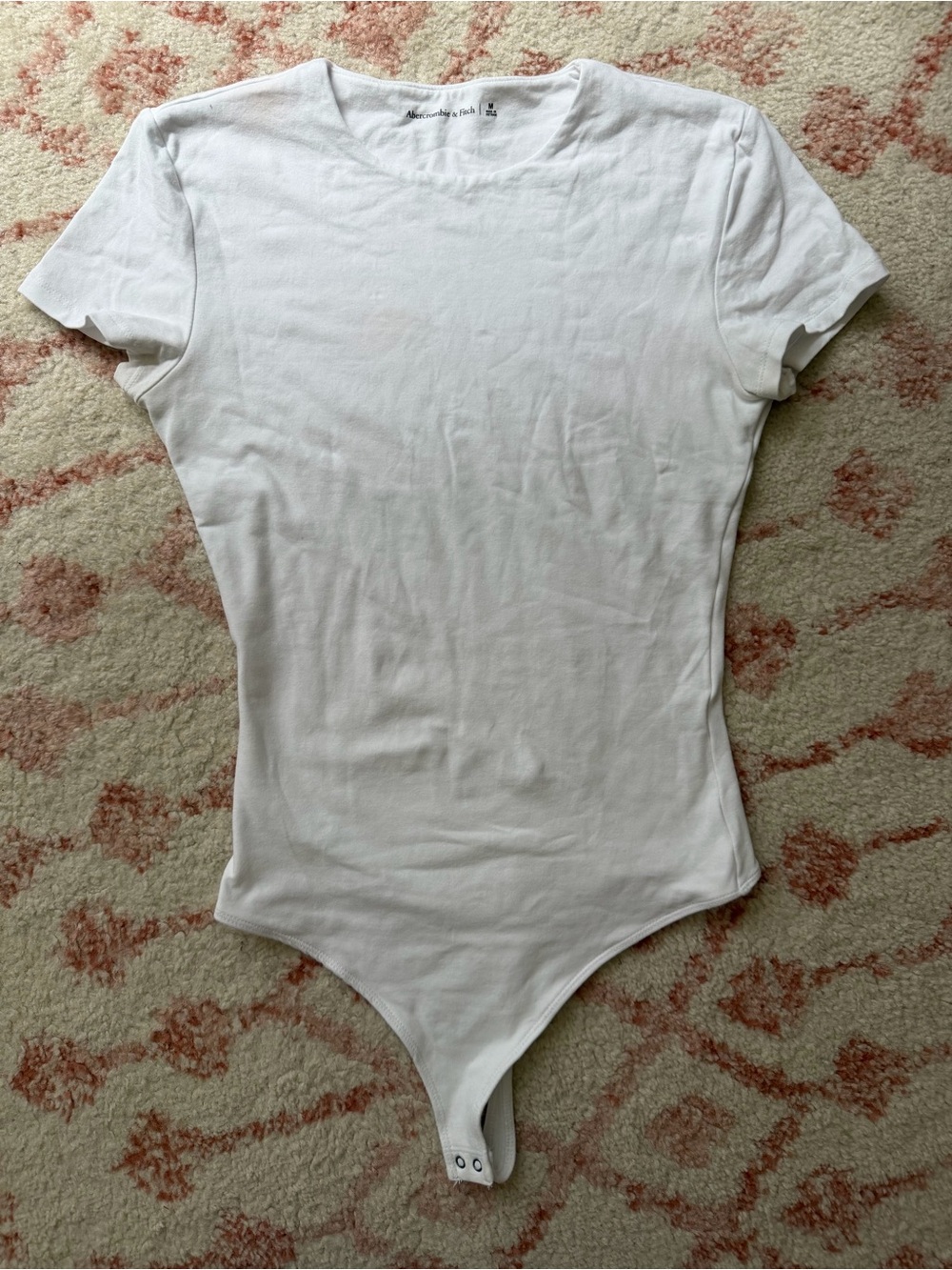 Short Sleeve White Bodysuit Abercrombie